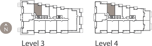 1 bedroom condo floor plate
