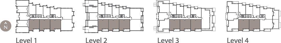 C1 - 2 bedroom condo floor plate